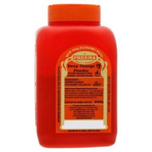 Preema Food Colour Powder Deep Orange  20 x 500g