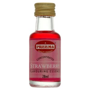 Preema Flavouring Essence Liquid Strawberry 12 x 28ml