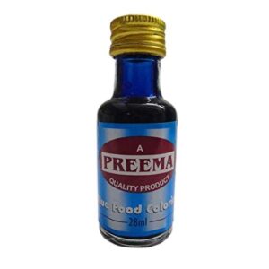 Preema Liquid Food Colour Blue  12 x 28ml