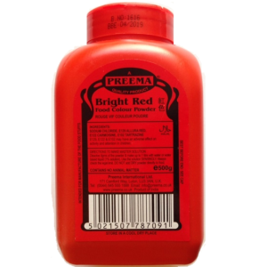 Preema Food Colour Powder Bright Red 20 x 500g
