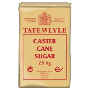 Tate & Lyle Caster Cane Sugar 25Kg