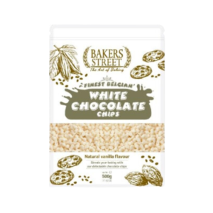 Bakers Street White Chocolate Chips 6 x 1Kg