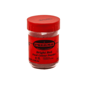 Preema Bright Red Food Colour Powder 12 x 25g